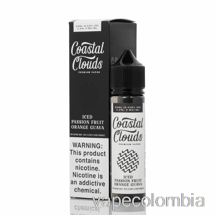 Kit Completo De Vapeo Helado De Maracuyá, Naranja Y Guayaba - Costeras Nubes Co. - 60ml 3mg